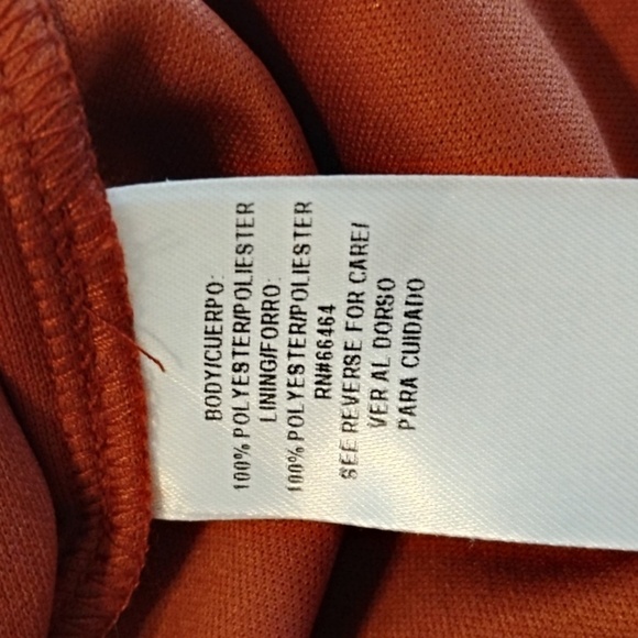 52 seven Woman's Dark Copper Lined Lace Long Sleeve Blouse, Size: XS, NWT - Picture 6 of 10